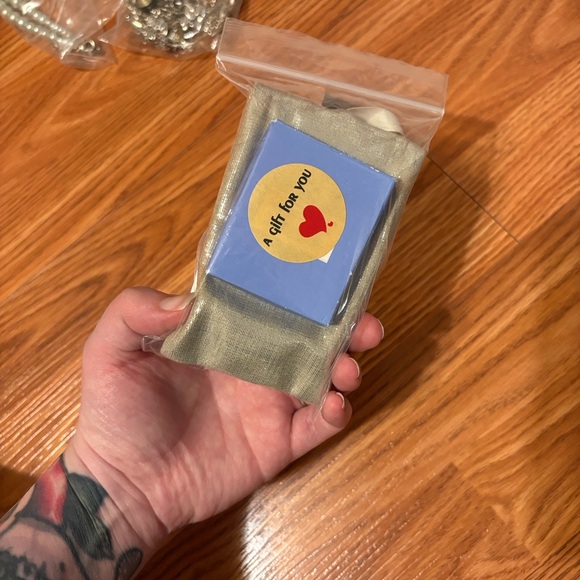 Swarovski Gold and Pink Crystal Earrings - Picture 4 of 5